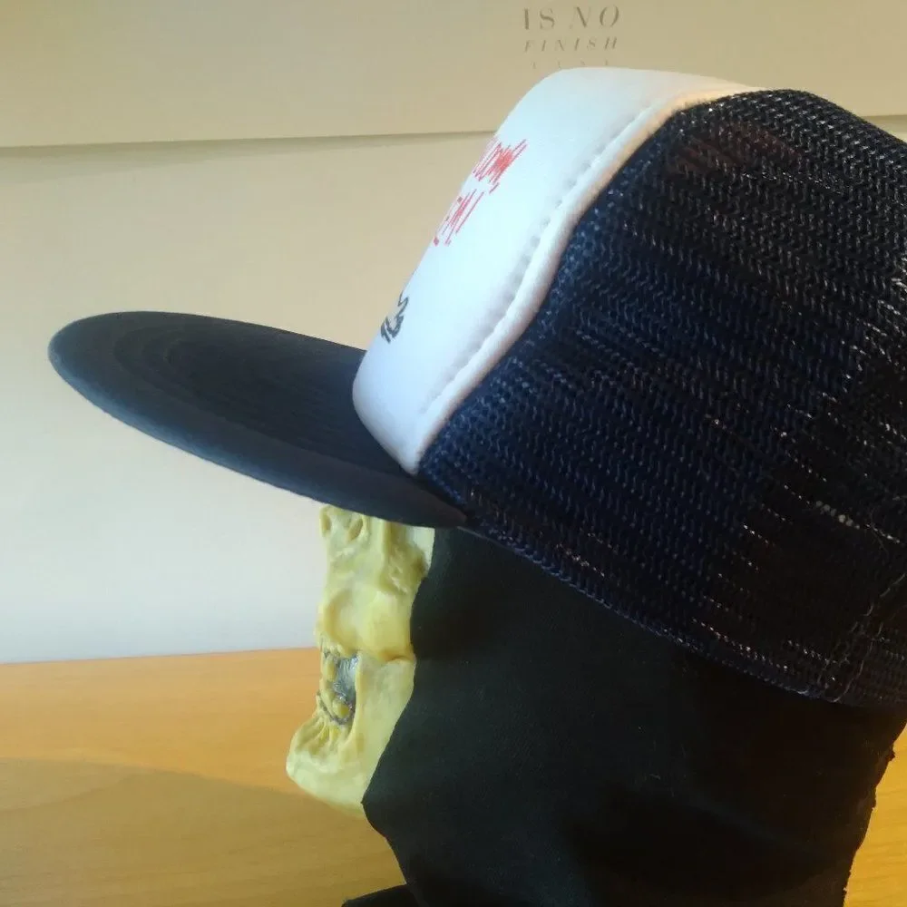 Vintage I Get Drunk Fall Down No Problem  Snap Back Trucker Hat